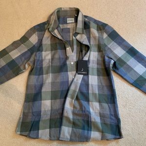 Stitch Note Men’s Plaid Shirt